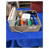 Books, Wifi Router and Light