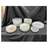 Arcoroc Diamond Swirl Pattern set