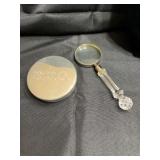 Magnifying glass & box