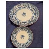 Blue & white dishware