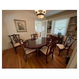 Dining table and chairs