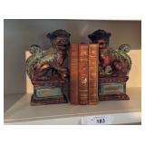 Bookends and Vintage books
