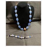 Blue stone jewelry