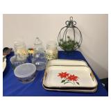 Christmas jars and trays
