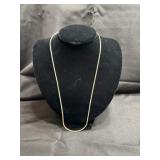 Silver chain necklace