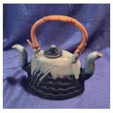 Pottery teapot