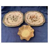 Oriental bird plates