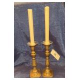 Brass candlesticks