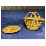 Pottery serving pieces