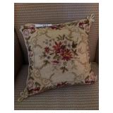 Needlepoint Throw pillow.