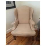 Wingback chair.