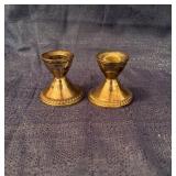 Sterling candle holders