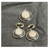 Earrings/Pendant set