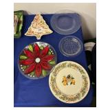 Christmas serving dishes