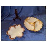 White serving pieces