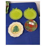 Christmas plates