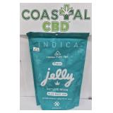 Jelly  Delta-9 THC Gummies Blue Razz Jam 25mg (40c