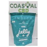 Jelly  Delta-9 THC Gummies Blue Razz Jam 25mg (40c