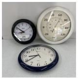 Clocks and Thermometer