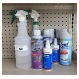 Used cleaning supplies