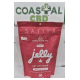 Jelly  Delta-9 THC Gummies Watermelon 25mg (40ct)