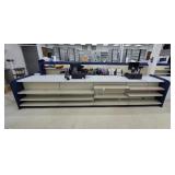 Counter with Shelving Front