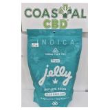 Jelly  Delta-9 THC Gummies Blue Razz Jam 25mg (40c