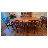 Dining table and chairs