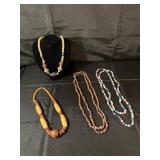 Beaded necklaces