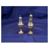Sterling salt and pepper shakers