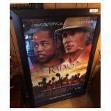 Framed movie poster
