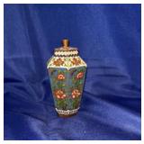 Cloisonnï¿½ enamel urn