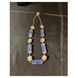 Blue stone necklace