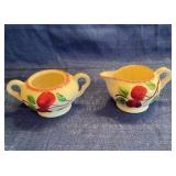 Blue Ridge cream/sugar set