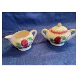 Blue Ridge cream/sugar set