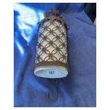 Hanging candle globe