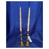 Brass candlesticks