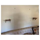 Oriental Style Brass Shelf Brackets