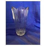 Crystal vase and bowl