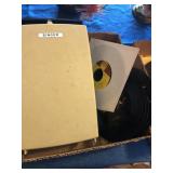 Vintage Singer portable record player