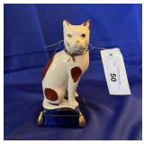 Porcelain cat figurine