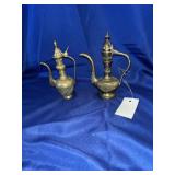Brass teapots