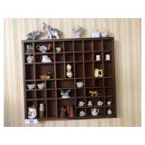 Shadow box with contents