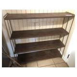 Metal shelving