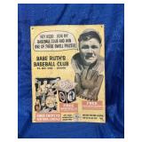 Babe Ruth sign