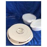 Microwave items large baking dish