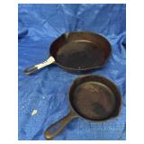 Cast iron skillets