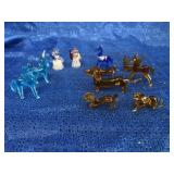 Tiny glass figures