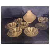 Glass serving pieces