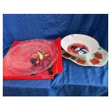 Christmas serving pieces